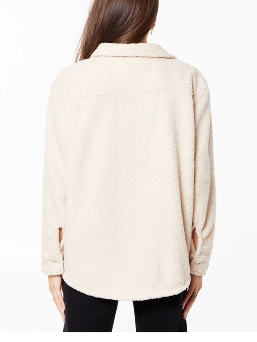 DONNI Sherpa shirt jacket S - Picture 13 of 15